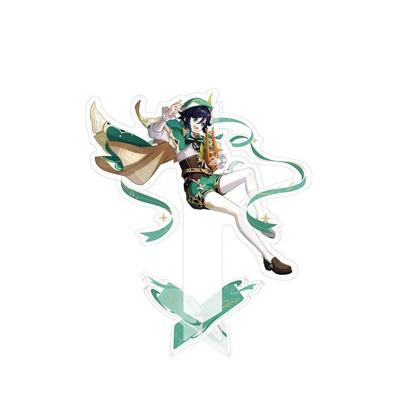 Genshin Impact 6th Anniversary Celebration Series Mirror Badge Standee Card