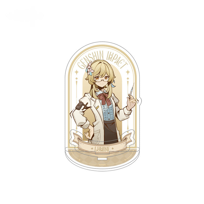 Genshin Impact Badge Standee Fridge Magnet Hunt the Shadow Series