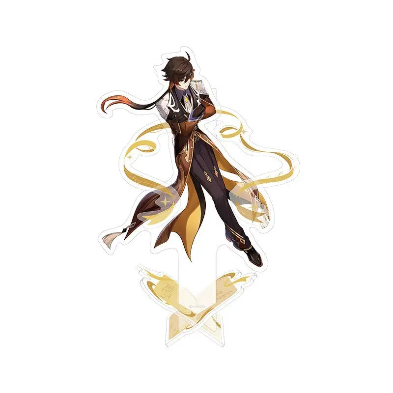 Genshin Impact 6th Anniversary Celebration Series Mirror Badge Standee Card