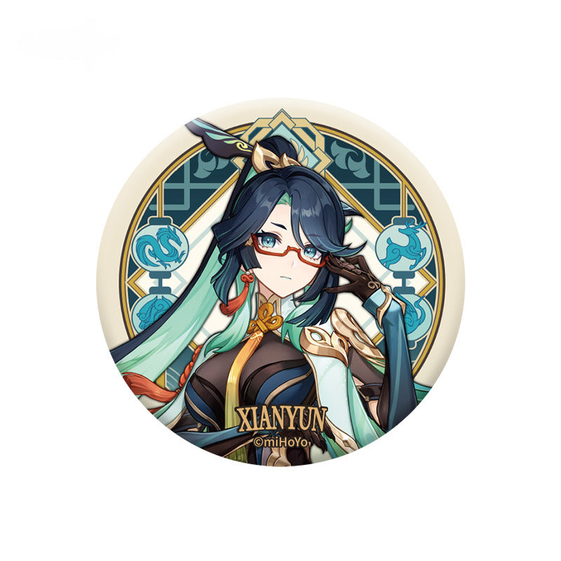 Genshin Impact Badge Liyue Harbor Theme