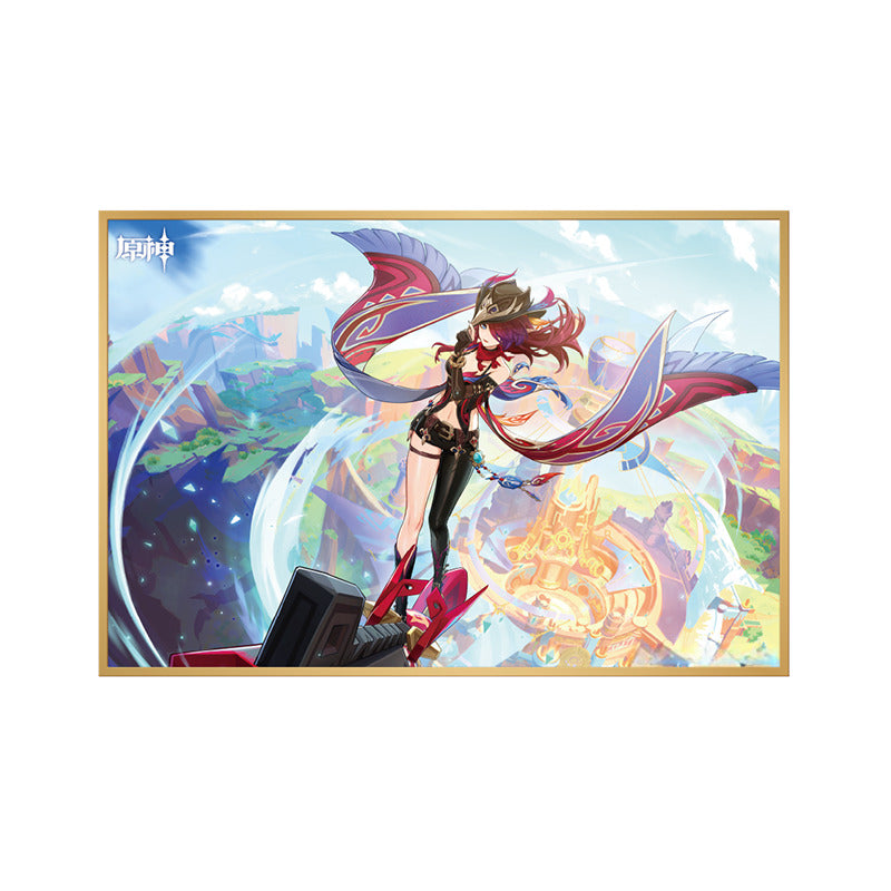 Genshin Impact Theme Based Series Colored Paper