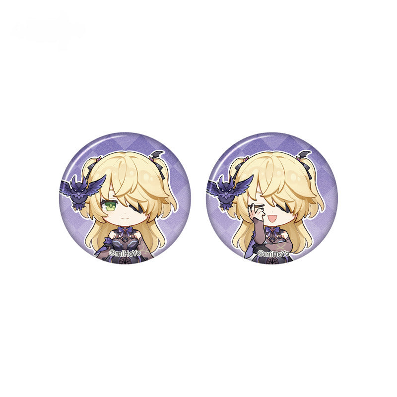 Genshin Impact Mini Badge Set Taking Pictures Recounting Good Times Series