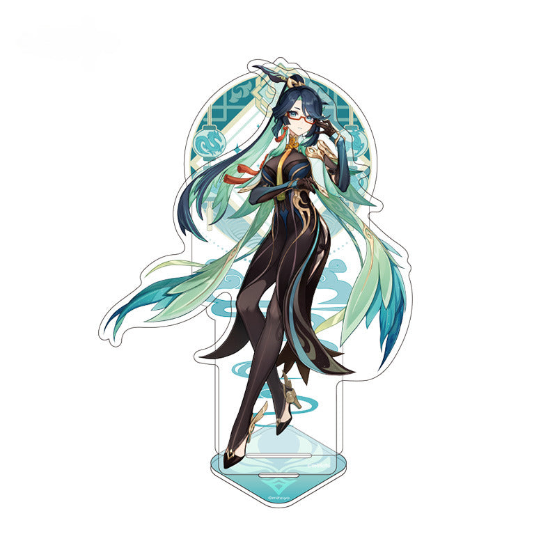 Genshin Impact Character Acrylic Standee Liyue Harbor Theme