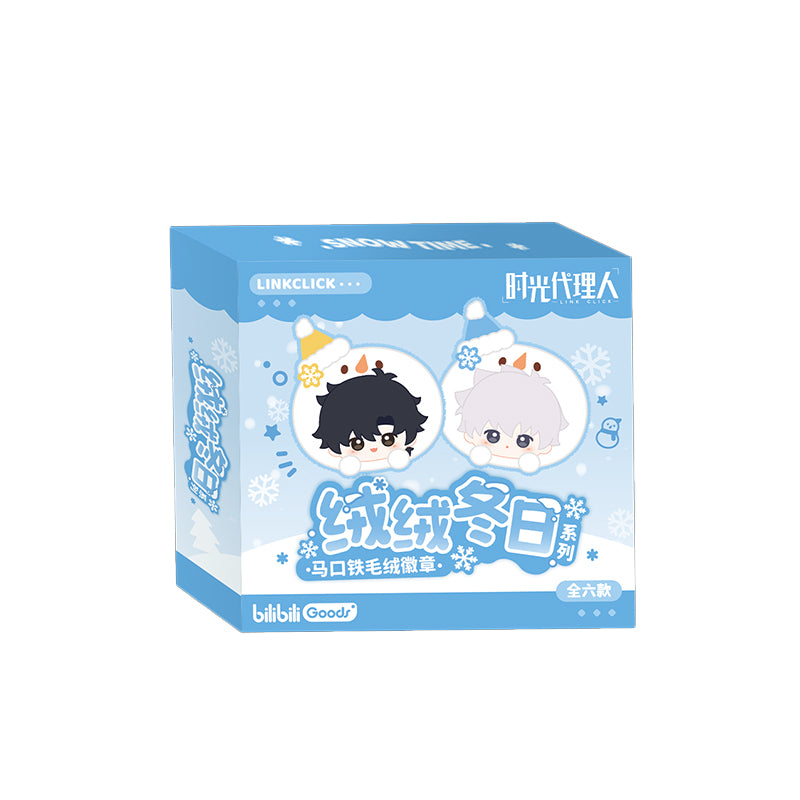CPOP4U | Link Click Tinplate Plush Badge Blind Box Fluffy Winter