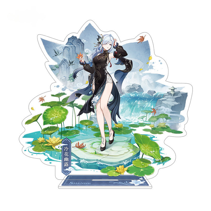 Genshin Impact Badge Standee Teyvat Style Series