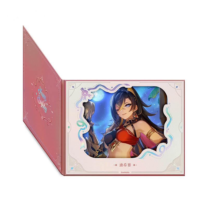 Pre-order Genshin Impact Flip Style Flower Window Colored Paper 2025 Day of Destiny Series