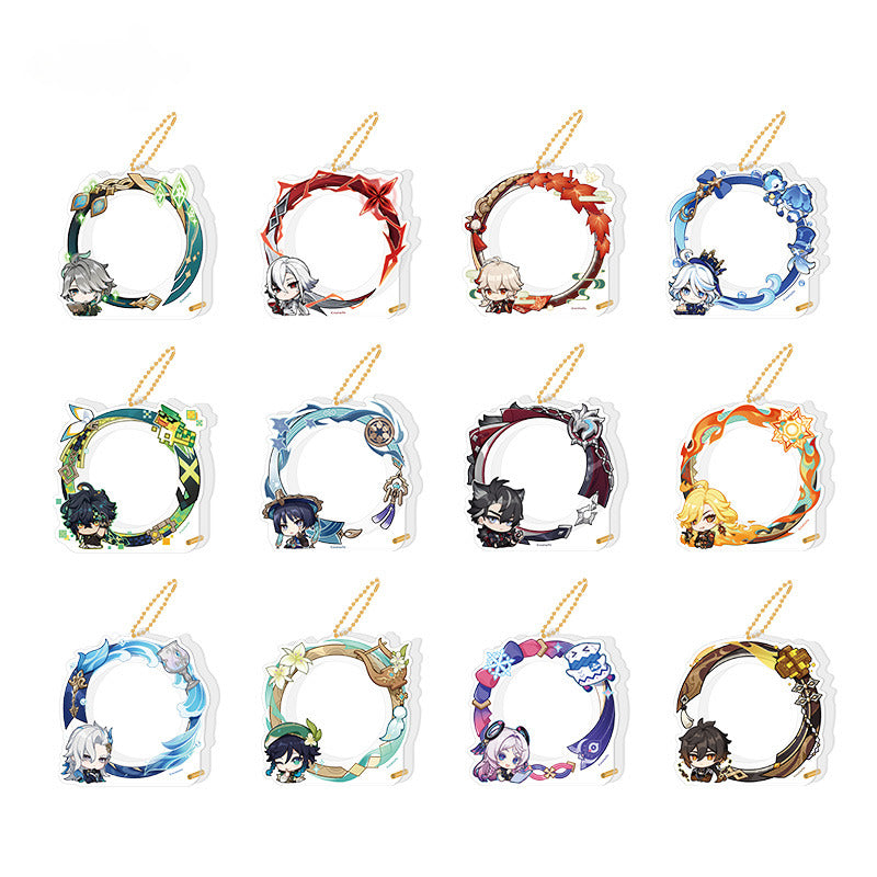Genshin Impact Badge Acrylic Storage Cover