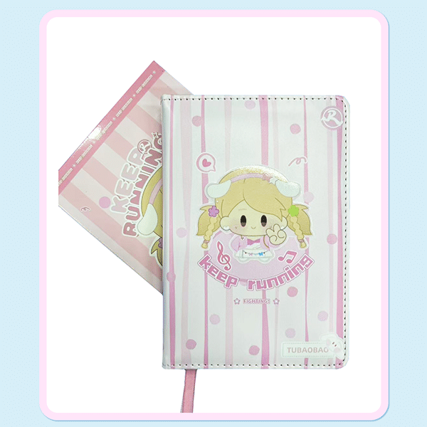 ZJSTV Keep Running KEEP & FUN series Pocket Journal Notebook
