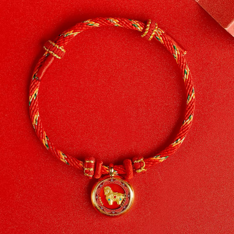 Lucky Horse Year Braided Bracelet