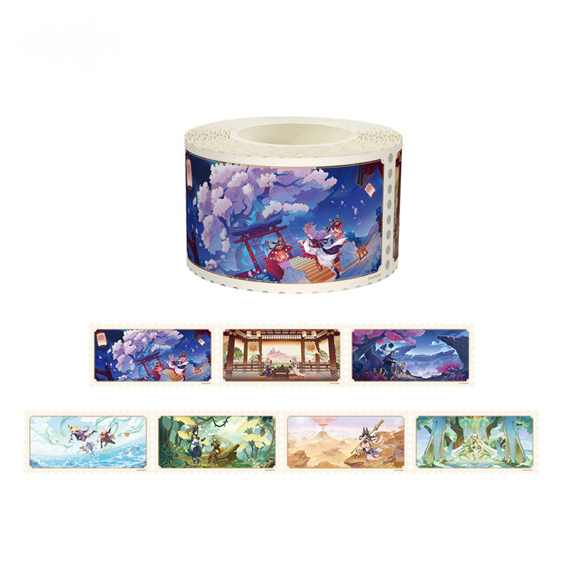 Genshin Impact Washi Tape Version Preview Series