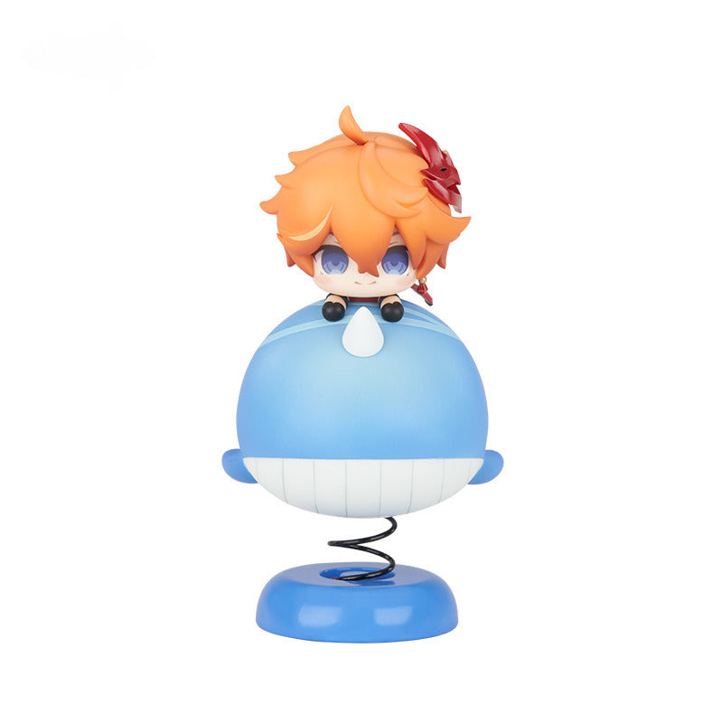 Genshin Impact Tartaglia Chibi Bobblehead Figures