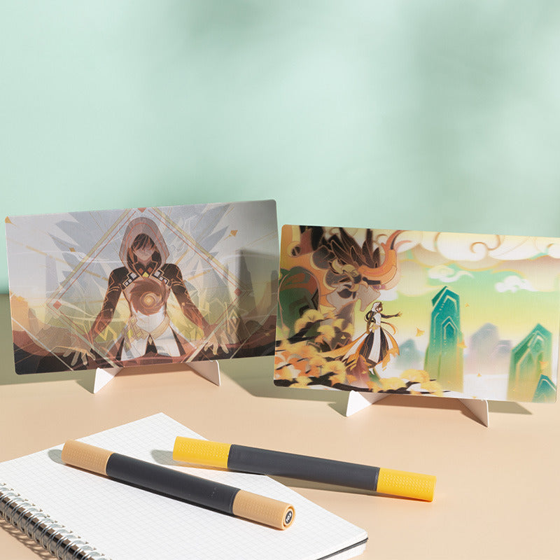 Genshin Impact Lenticular Postcard Set Mortal Shades Series