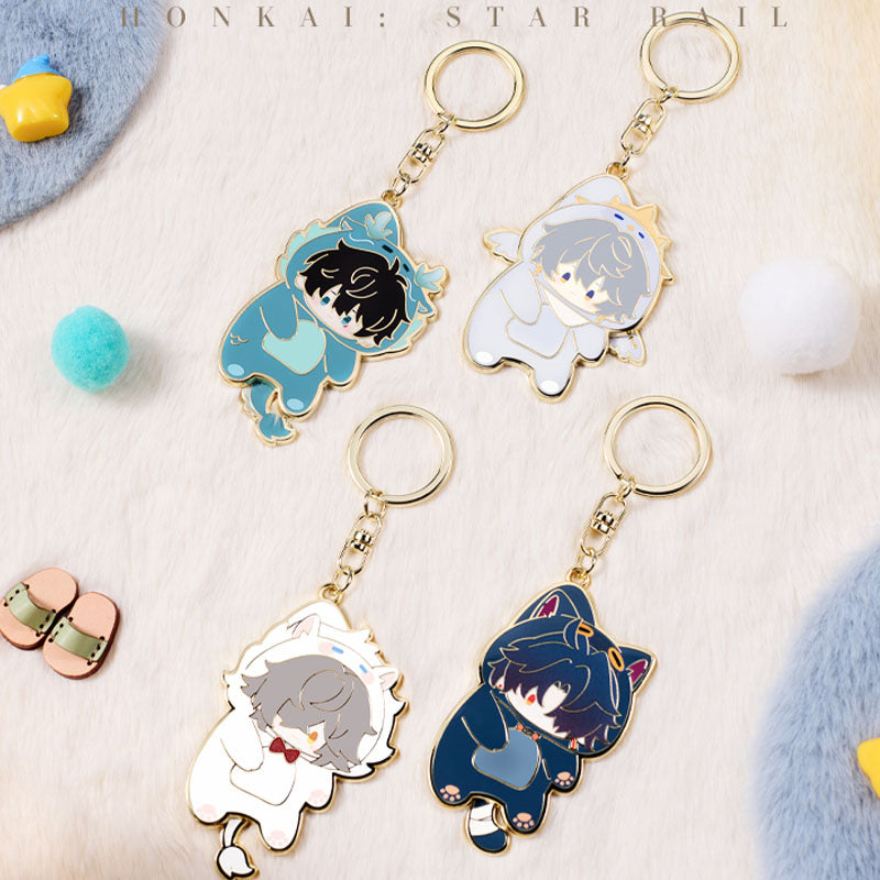 Pre-order Honkai: Star Rail Q-version Metal Pendant Boys' Dormitory Series