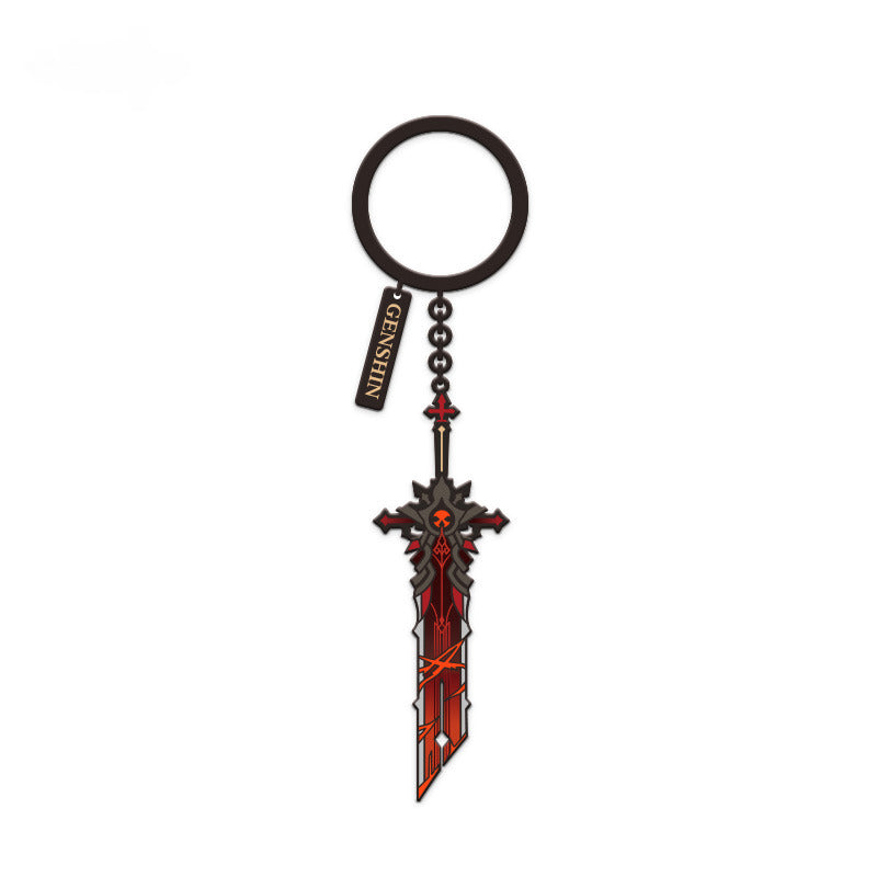 Genshin Impact Metal Weapon Pendant Divine Foresight Series