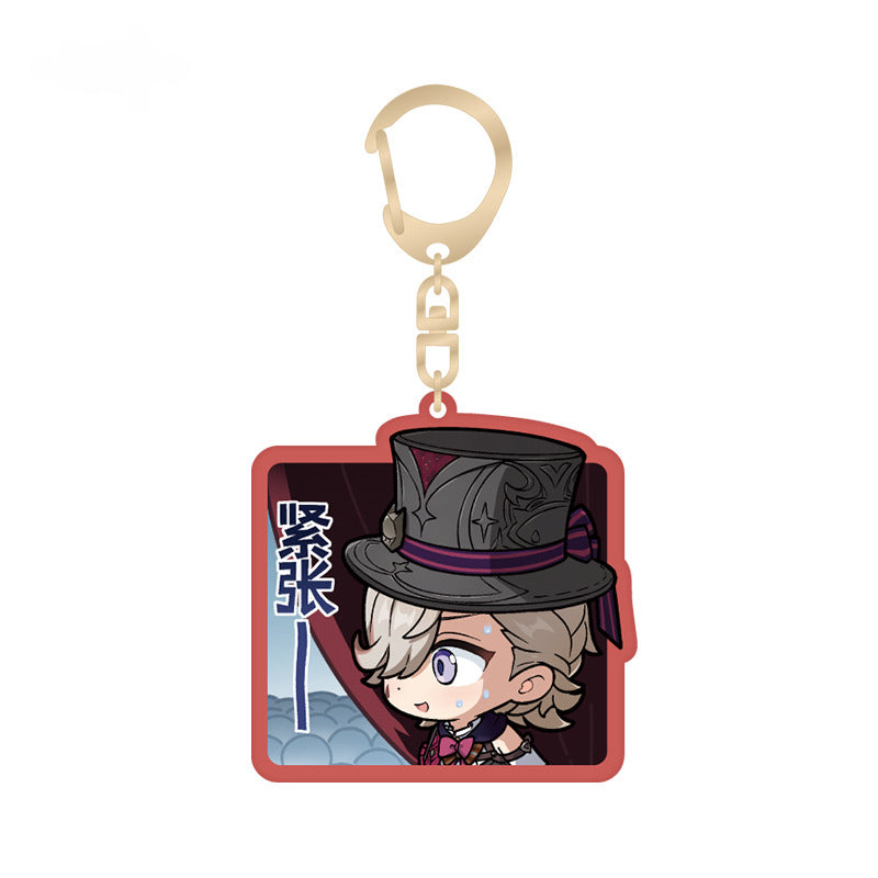 Genshin Impact Acrylic Pendant Q Version Emoticon Series