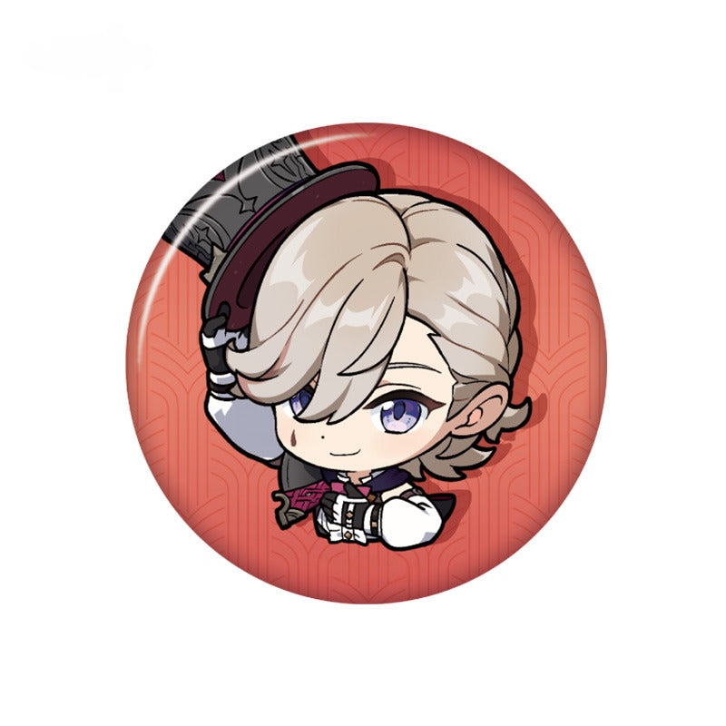Genshin Impact Badge Q Version Emoticon Series