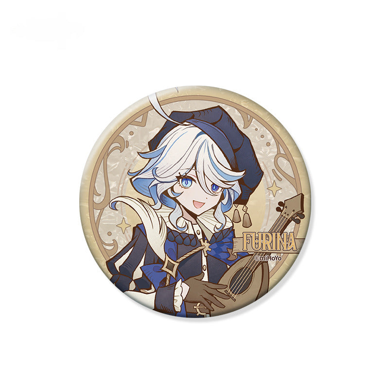 Genshin Impact Badge Standee Fridge Magnet Hunt the Shadow Series