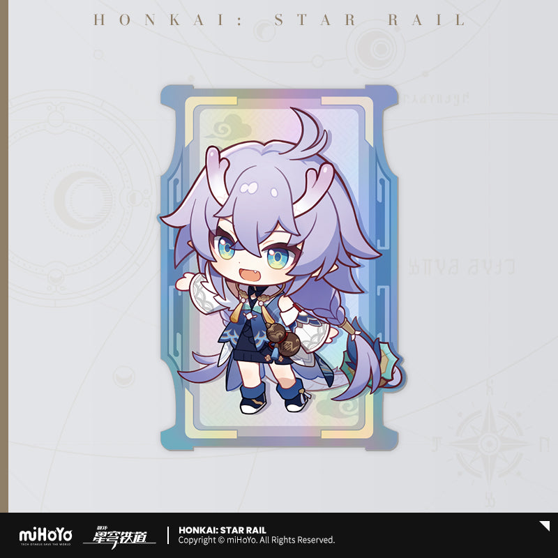 Honkai: Star Rail Chibi Laser Collectible CardTrain Travel Series