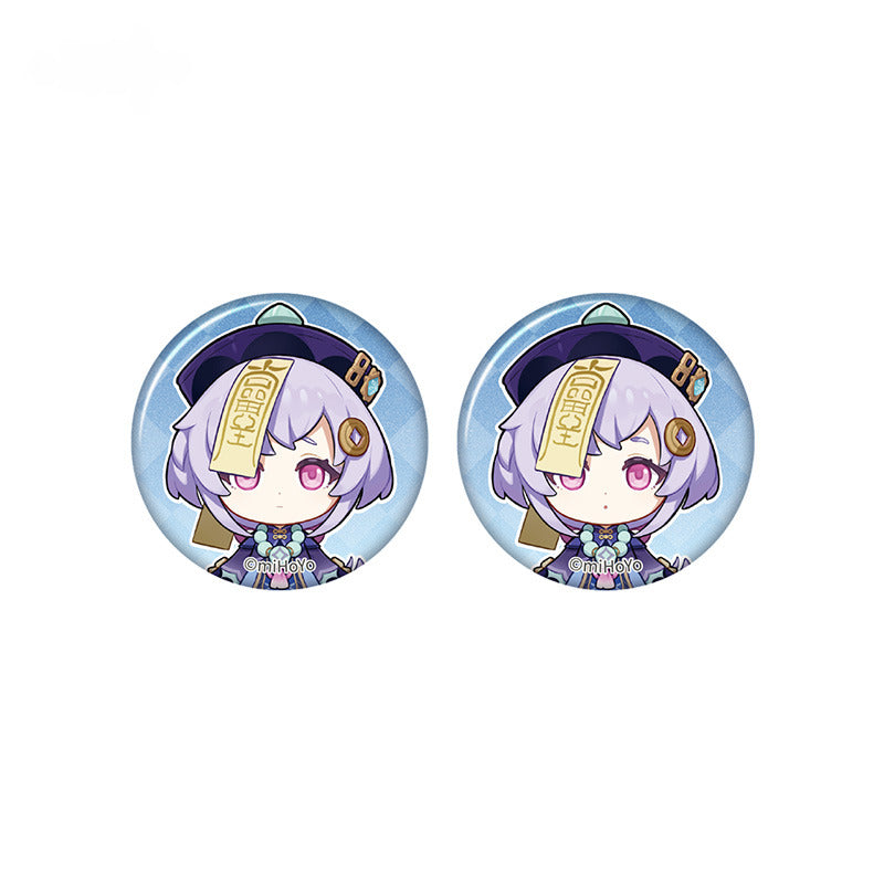 Genshin Impact Mini Badge Set Taking Pictures Recounting Good Times Series