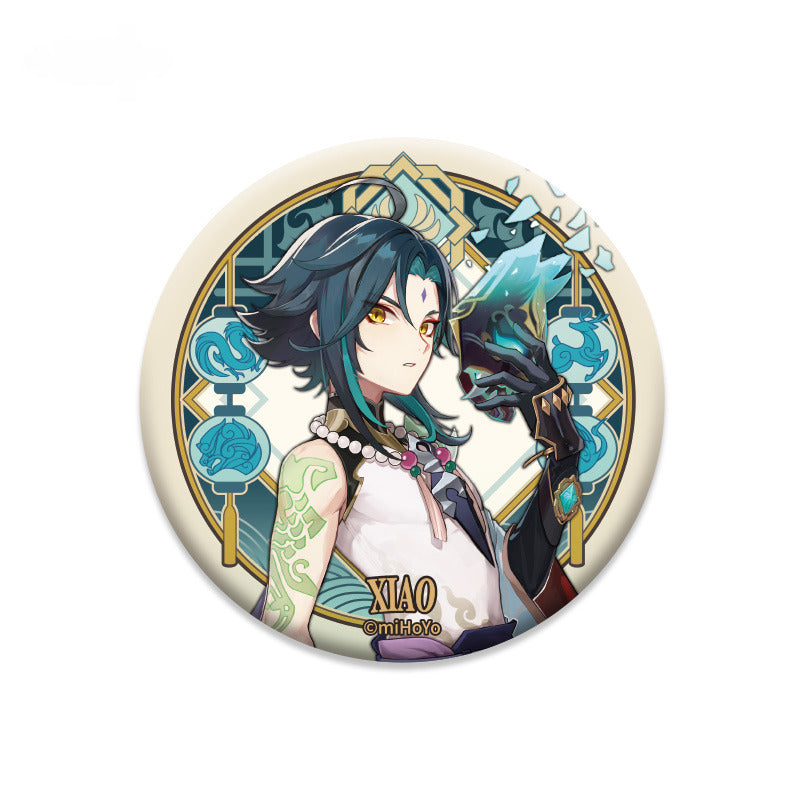 Genshin Impact Badge Liyue Harbor Theme