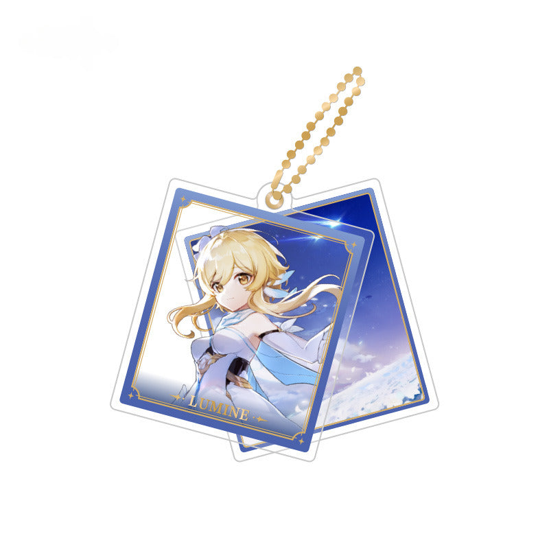 Genshin Impact Double Panel Acrylic Pendant
