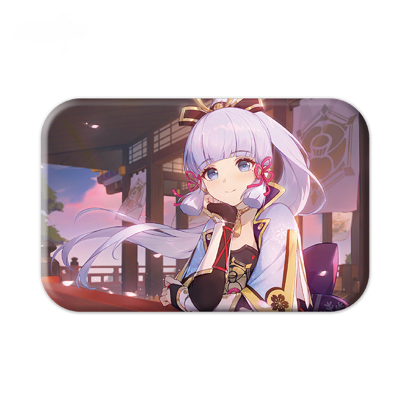 Genshin Impact Kamizato Ayaka Badge Folder Offline Exhibition Series