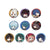 Genshin Impact Mini Badge Set Travel Notes Vibrant Harriers Series