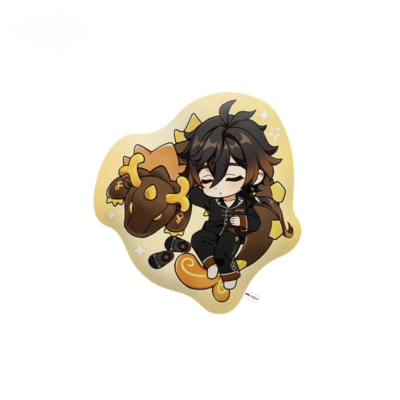 Genshin Impact Chibi Anisotropic Pillow Zhongli Themed Impression Series