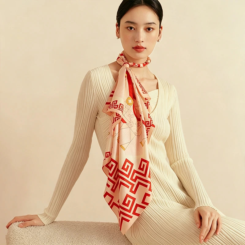 Galloping Horizon Jacquard Scarf