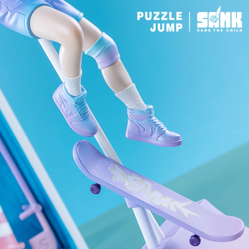 Sank Toy Sank-Puzzle-Jump Pop Toy Garage kit