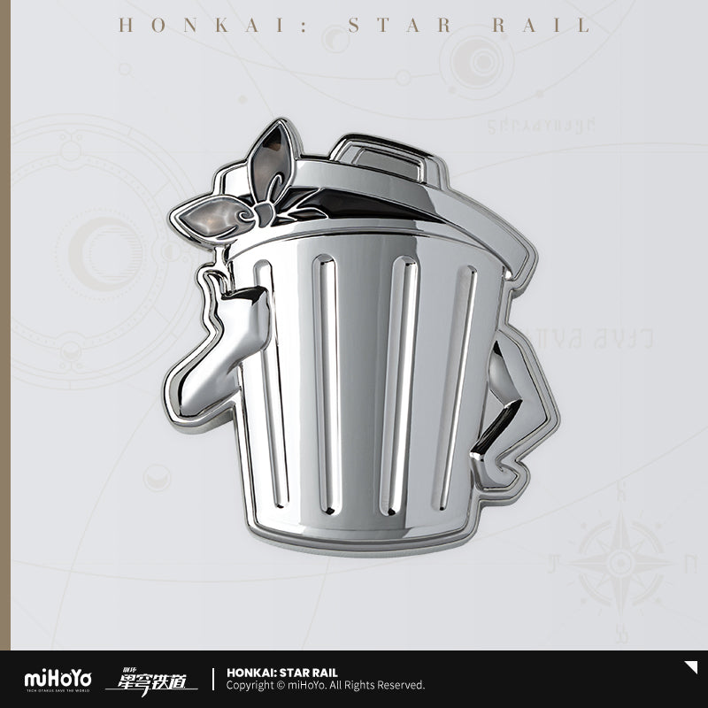 Honkai: Star Rail Metal Fridge Sticker Lordly Trashcan Series