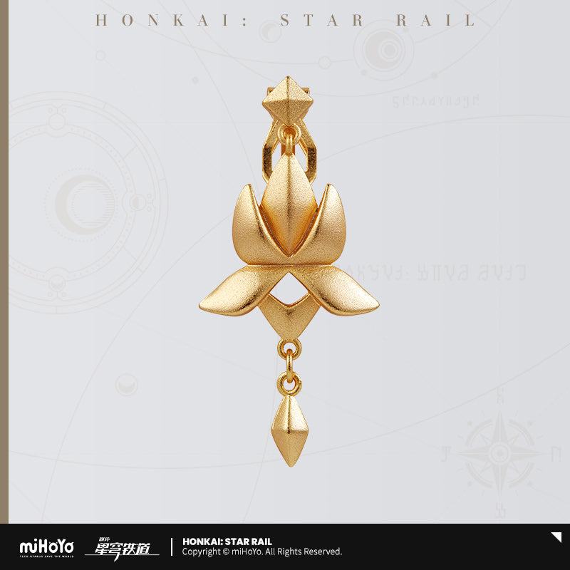 Honkai: Star Rail Water Lotus Clip On Earrings Dan Heng Imbibitor Lunae Theme Impression Series