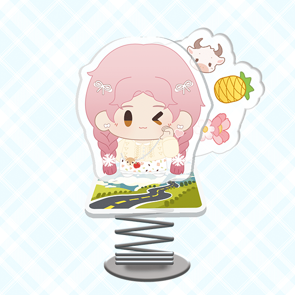 ZJSTV Keep Running Chibi-Style Bouncy Standee 2.0