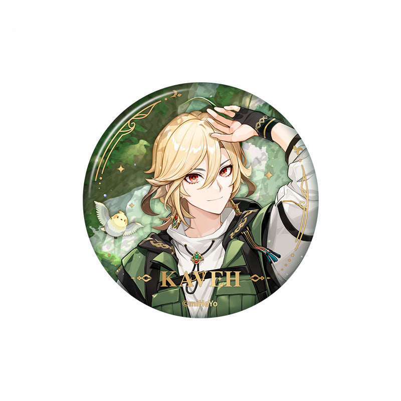 Genshin Impact Badge Standee Ornament Mouse Pad Kaveh- Teyvat Natural Exploration Journey Series