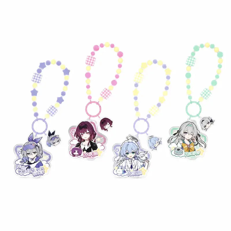 Honkai Star Rail Girls Dormitory Acrylic Keychain
