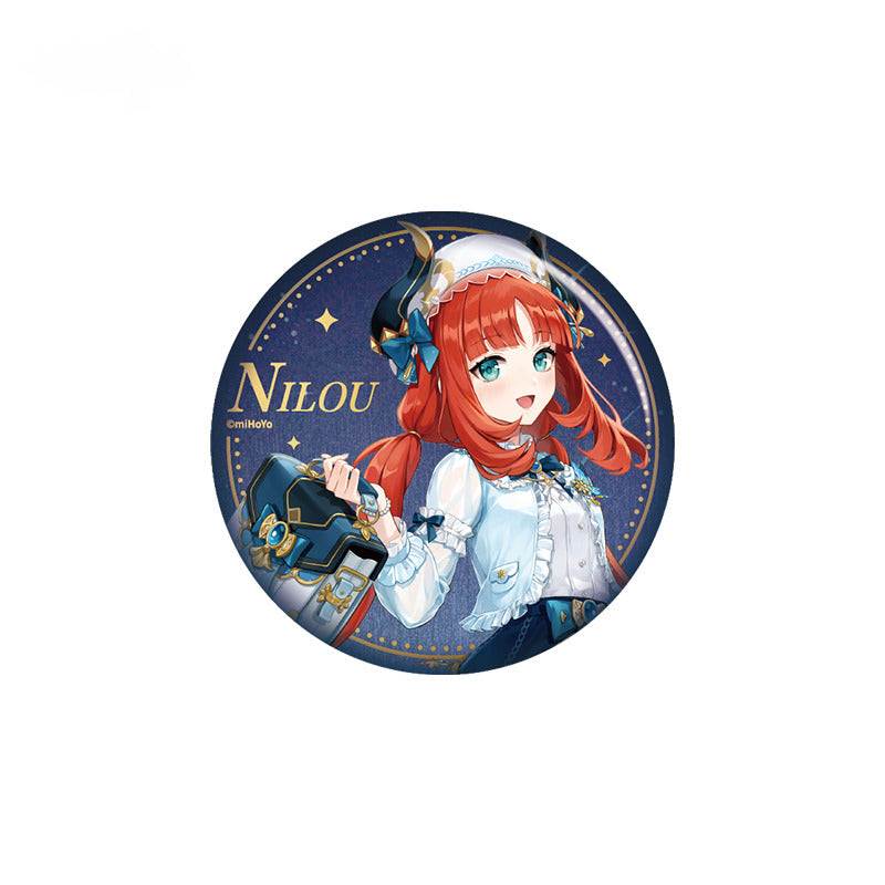 Genshin Impact Badge Pendant File Folder Mouse Pad Bag Nilou Starry Series