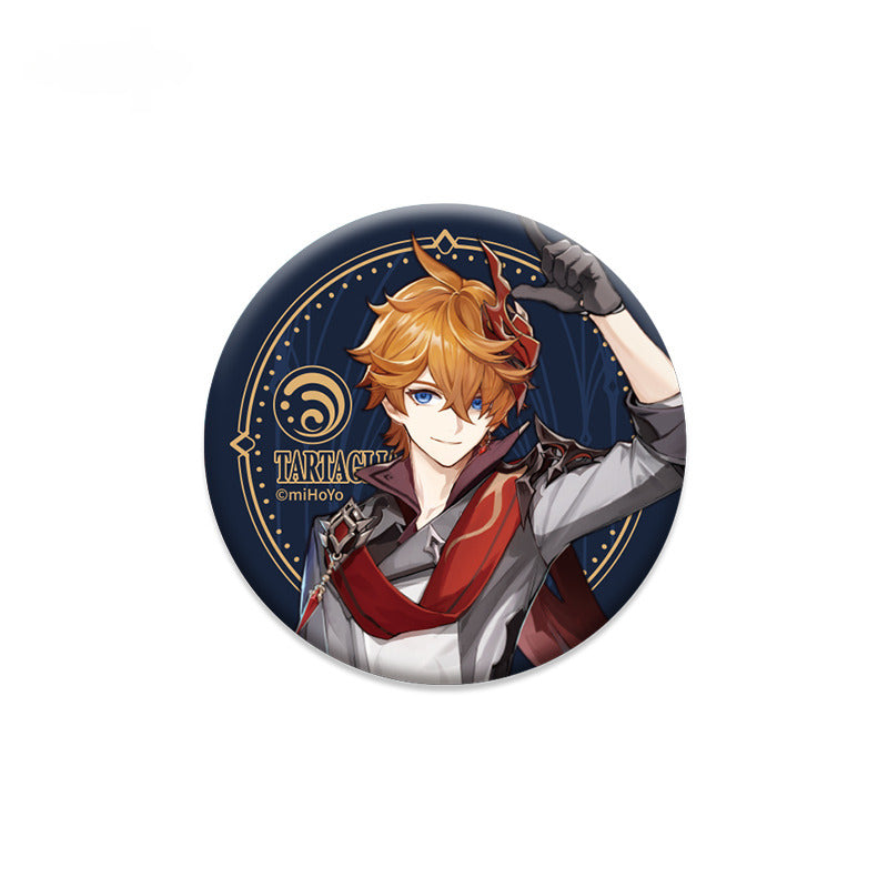 Genshin Impact Badge Fatui Theme