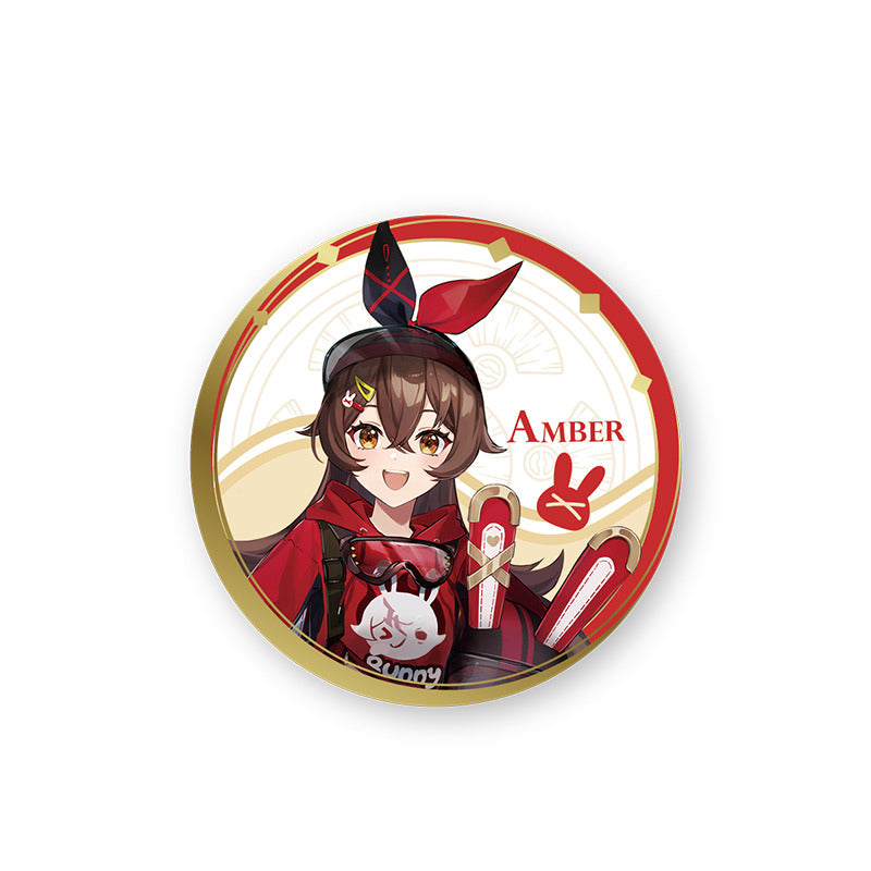 Genshin Impact Badge Canvas Bag Mouse Pad Plate Winds of Departure Theme