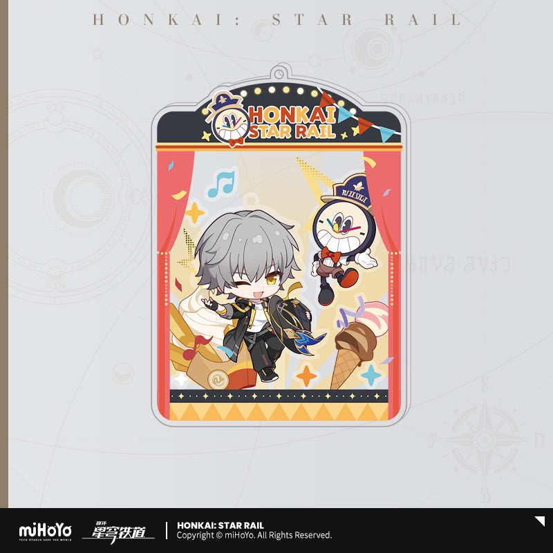 Honkai: Star Rail Chibi Acrylic Bobblehead Keychain Autumn Festival Series