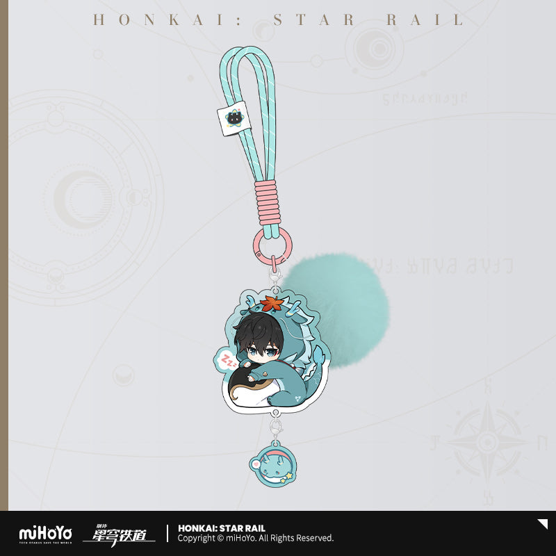 Honkai: Star Rail Chibi Acrylic Pendant Boys' Dormitory Series