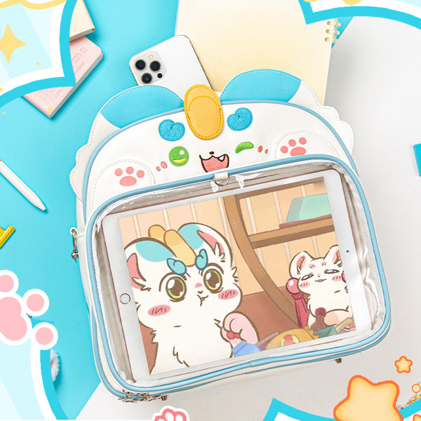Fabulous Beasts Dual-purpose Bag Pipi Backpack PU Shoulder bag