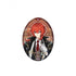 Genshin Impact Badge Standee Stamp Photo Frame Stick-it Storage Cloth Movable Metal Badge Diluc - Glistening Night Banquet Series
