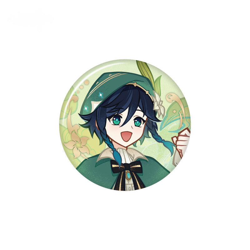 Genshin Impact Badge Trading Card The Poetic Rhymes of Flowing Waters