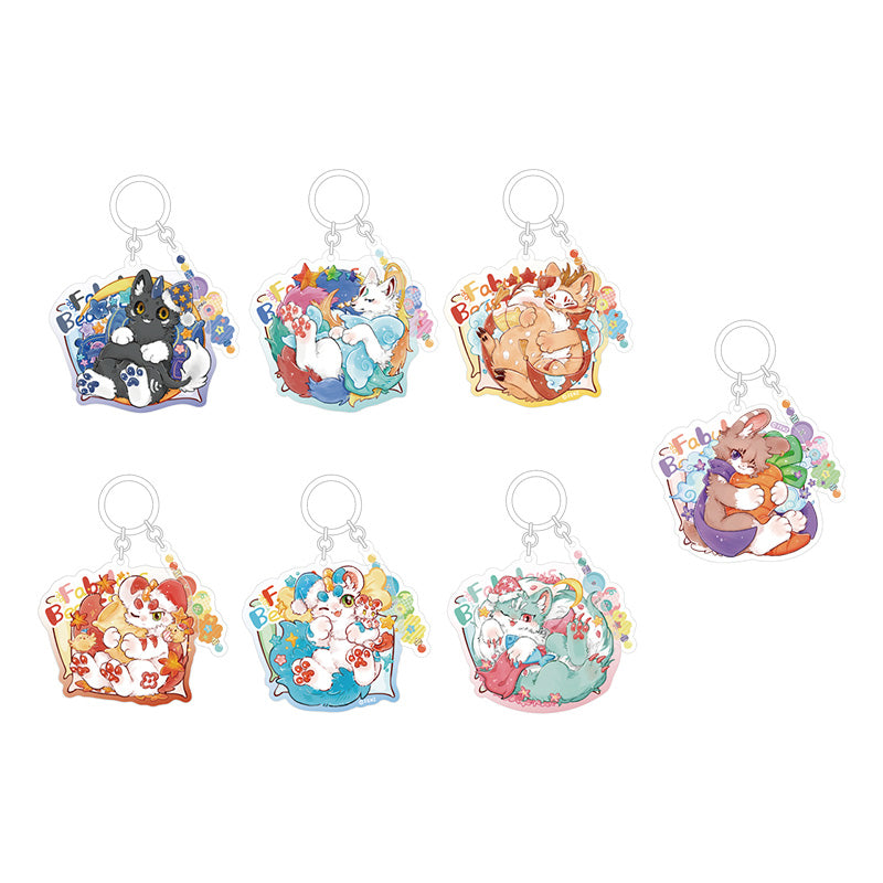 Fabulous Beasts Good Sleep Acrylic Pendant Blind Box