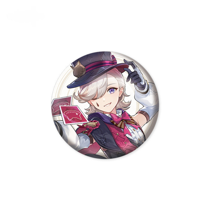Genshin Impact Badge Standee File Folder 2023 Game Art Exhibition Series