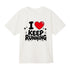 ZJSTV Keep Running Customize Valentine's T-Shirt