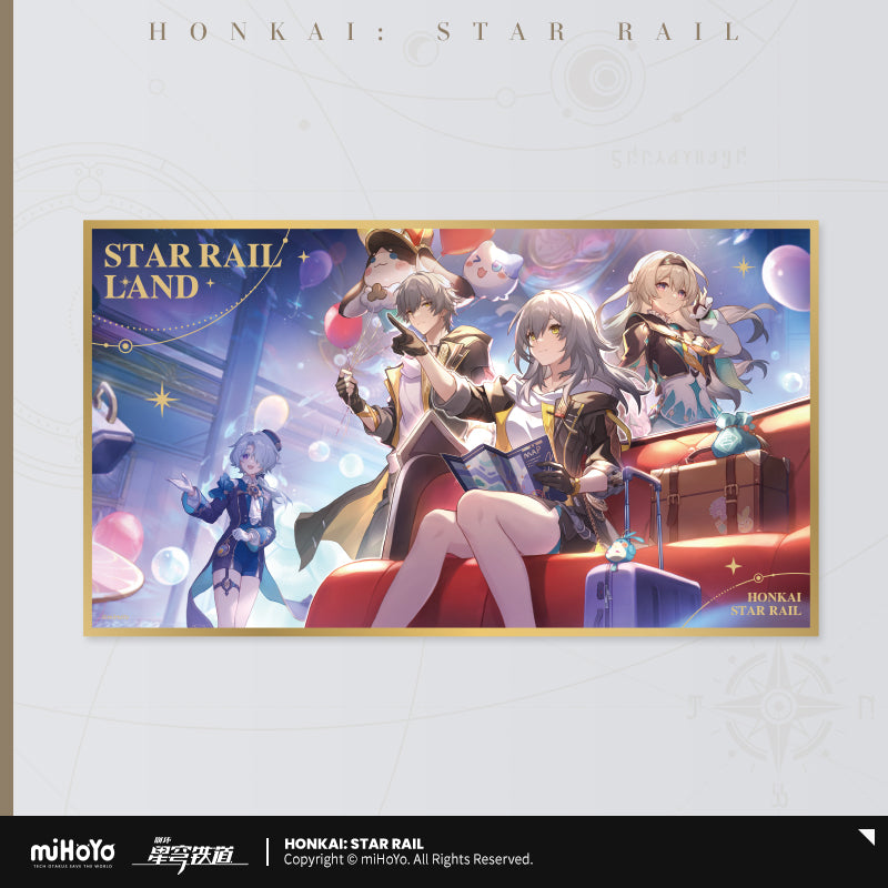 Honkai: Star Rail Acrylic Colored Paper Star Rail Land Series
