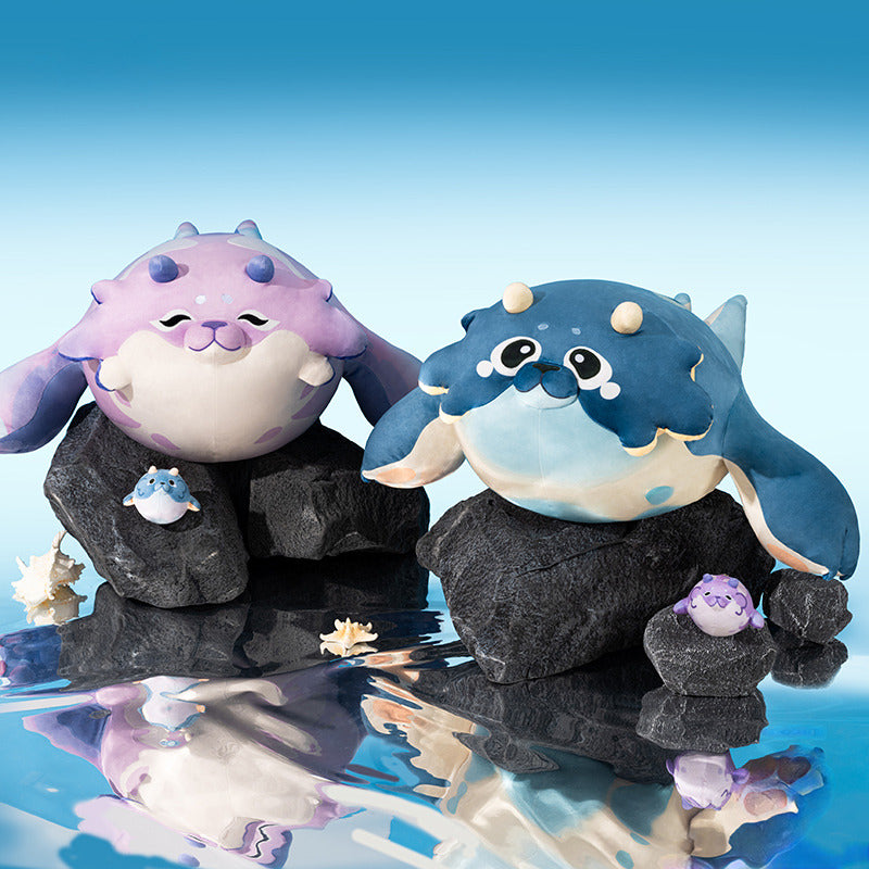 Genshin Impact Blubberbeast Plush Doll Pendant Original Sea Series