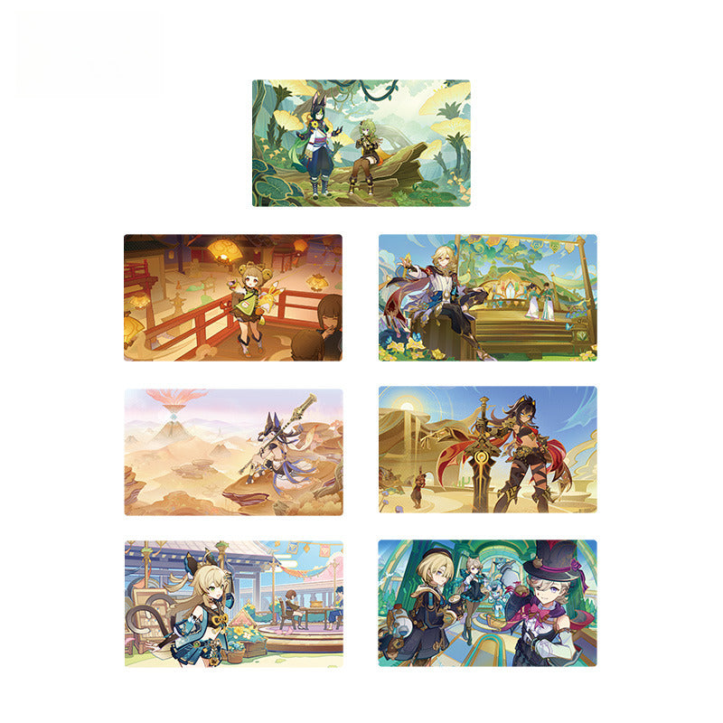 Genshin Impact Lenticular Postcard Set Version Preview Series