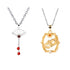 Link Click Vein& Xia Fei Wax Rope Pendant Necklace